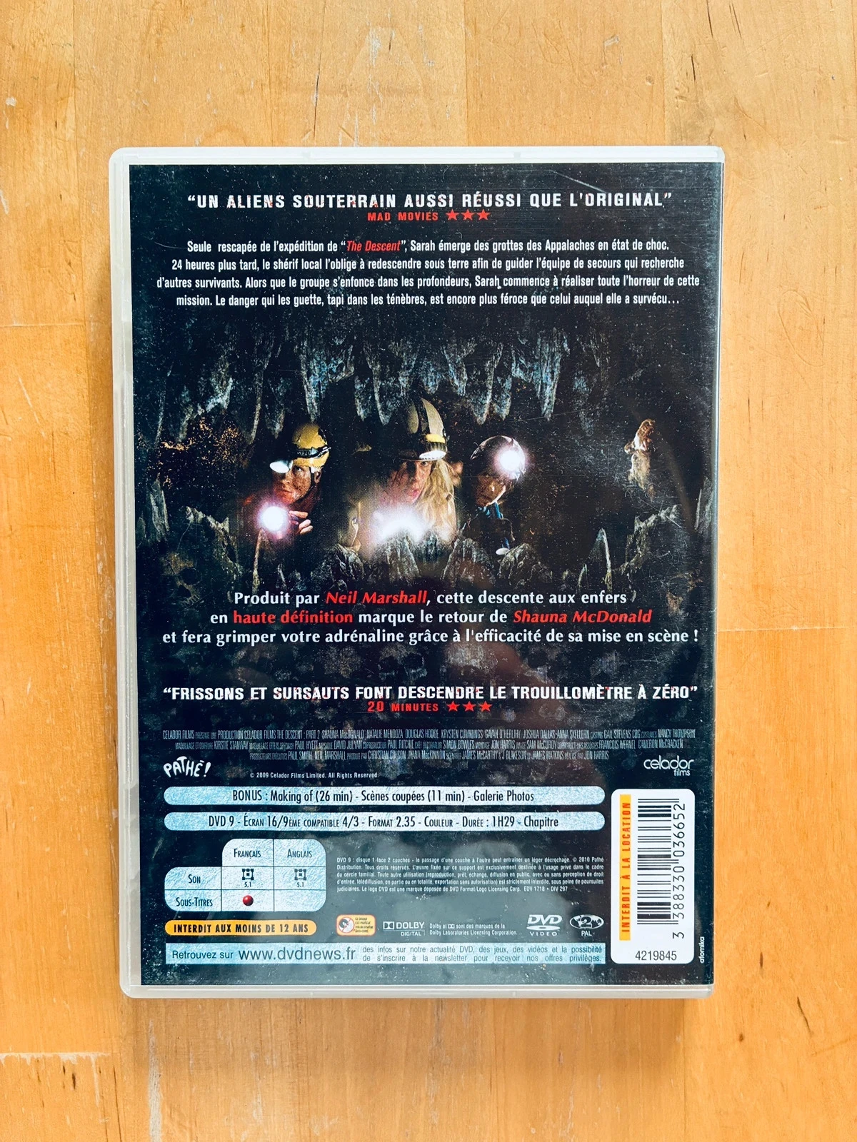 DVD The Descent 2 – photo 3